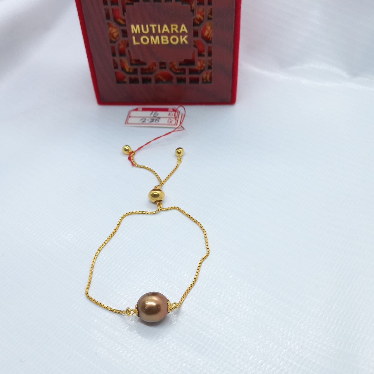 Gelang Emas Mutiara Lombok 1