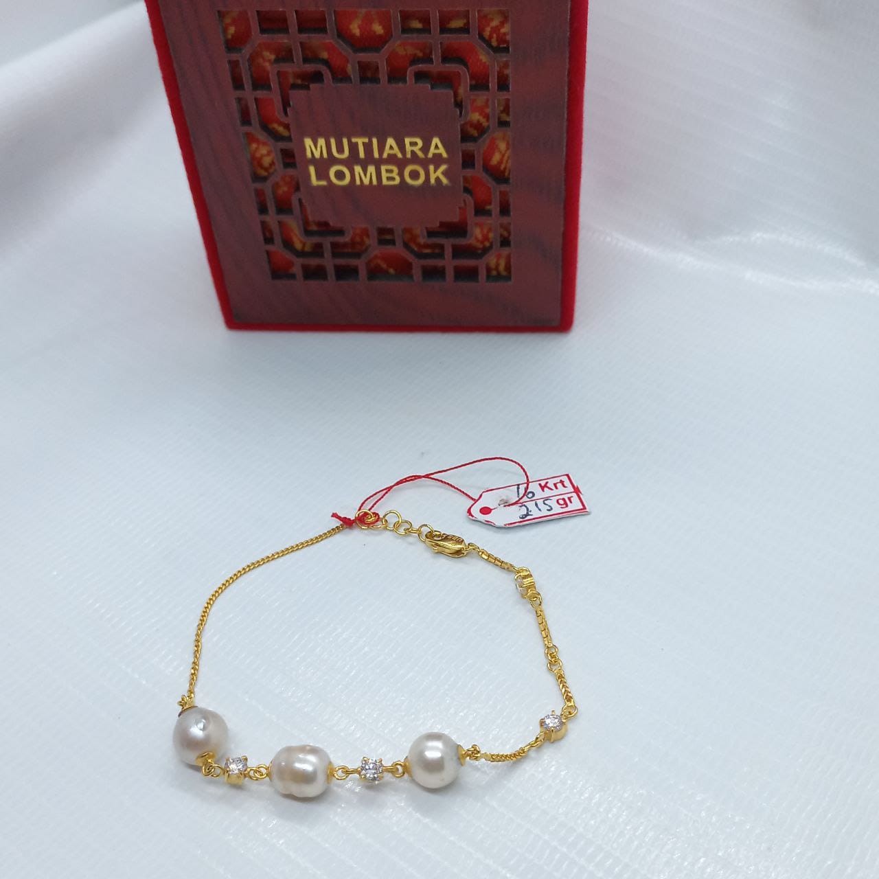 Gelang Emas Mutiara Lombok 6