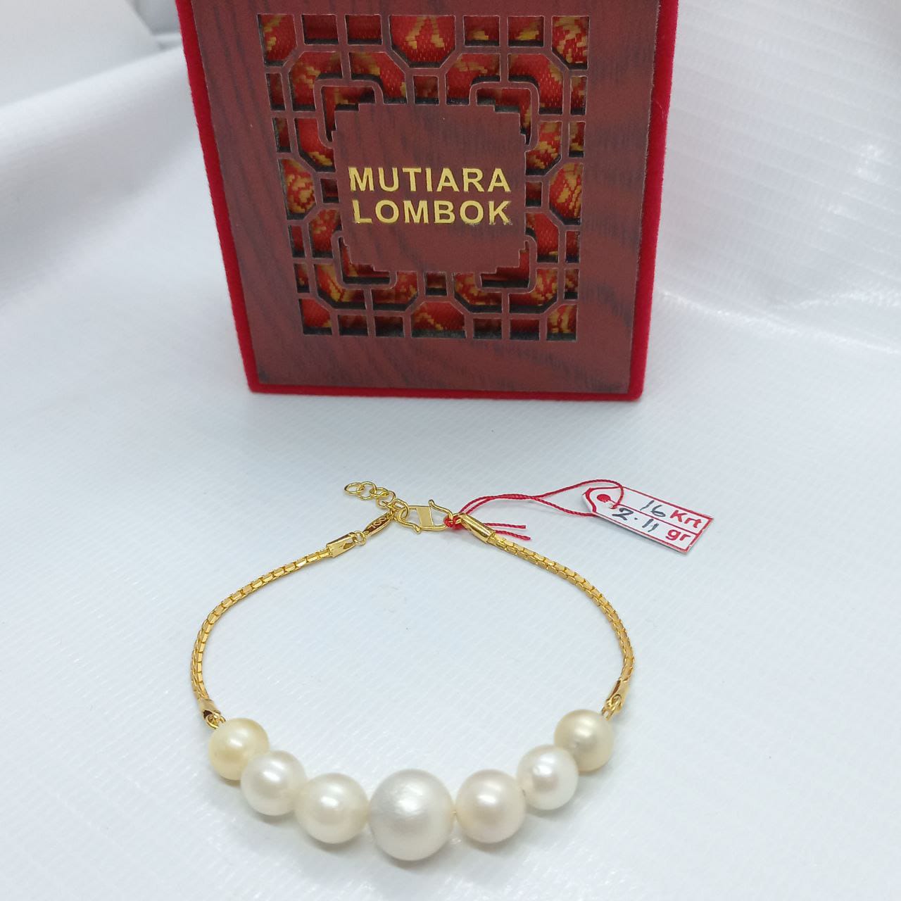 Gelang Emas Mutiara Lombok 7