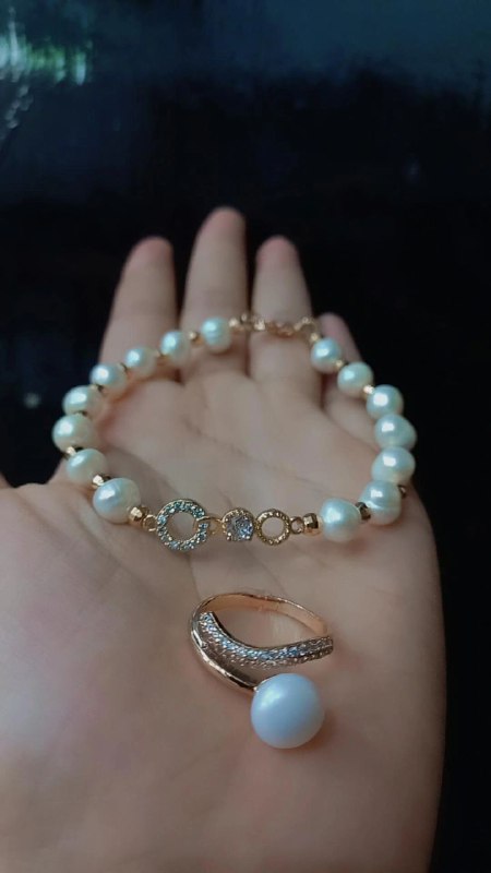 Gelang dan Cincin Full Mutiara Lombok