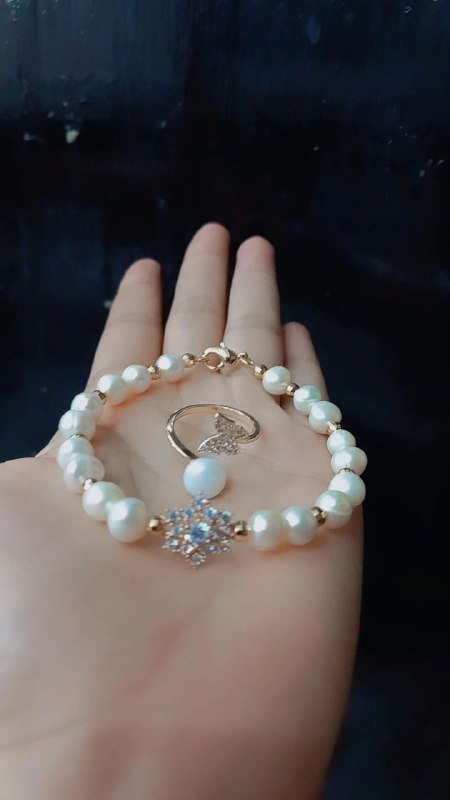 Gelang dan Cincin Full Mutiara Lombok